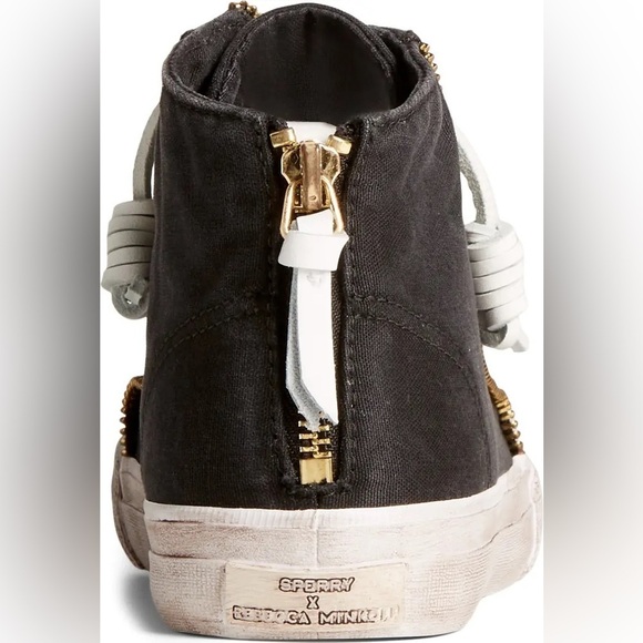Sperry x Rebecca Minkoff Washed Canvas High Top Sneaker - Size 6📦 - Picture 8 of 14